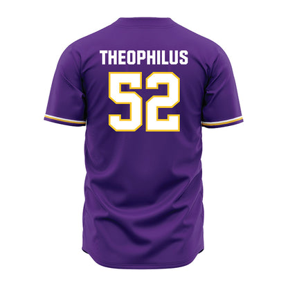 LSU - NCAA Baseball : Zion Theophilus - Purple Jersey-3