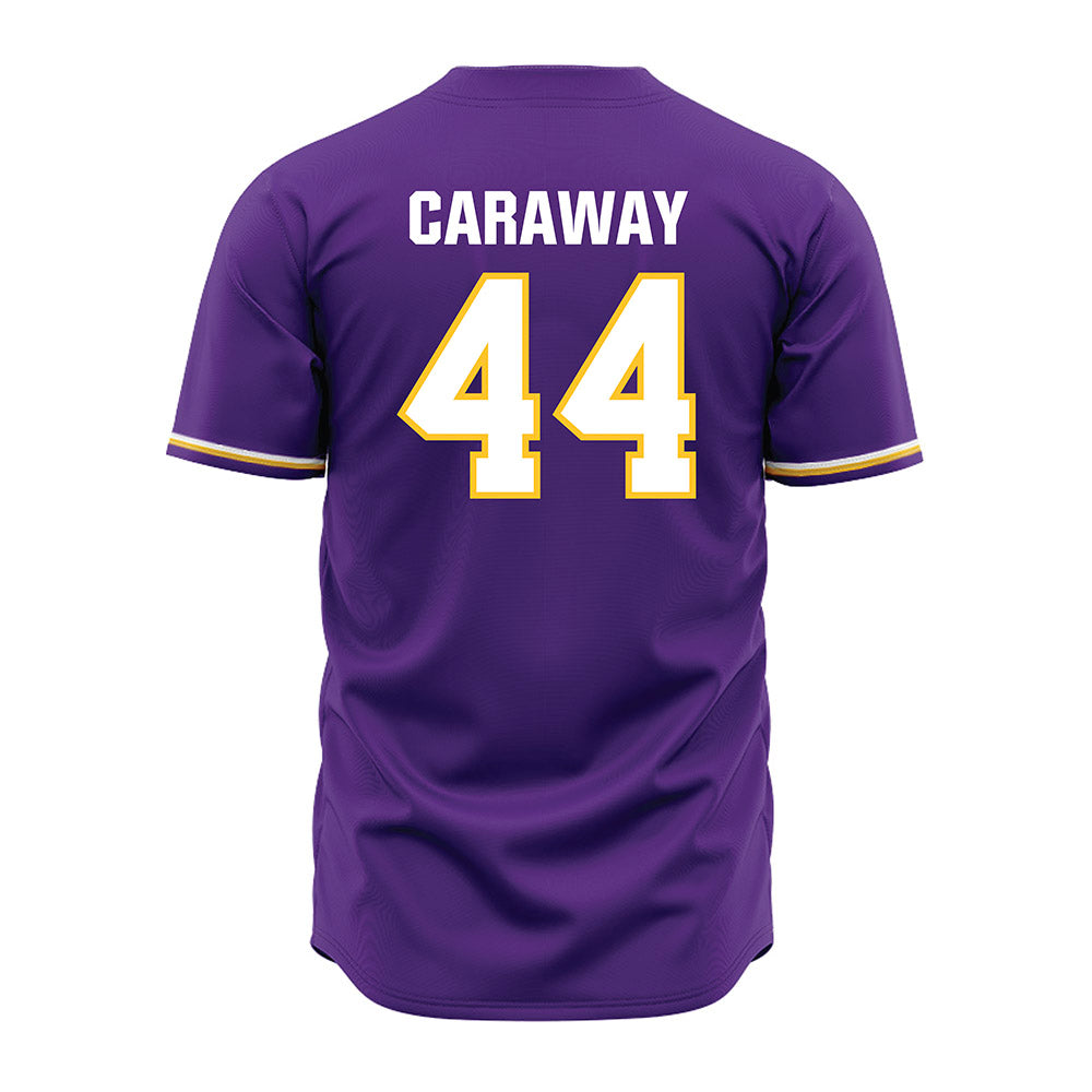 LSU - NCAA Baseball : Trent Caraway - Purple Jersey-3
