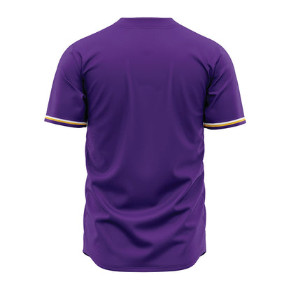 LSU - NCAA Baseball : John Pearson - Purple Jersey-2