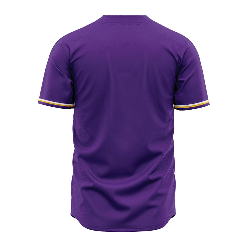 LSU - NCAA Baseball : Diego Velazquez - Purple Jersey-2