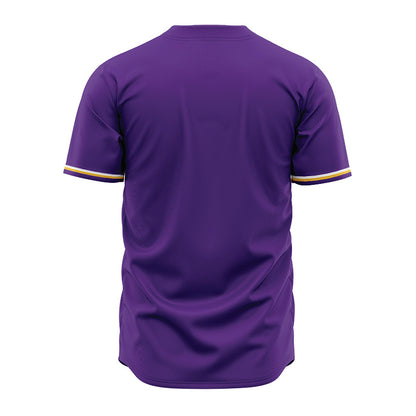 LSU - NCAA Baseball : Diego Velazquez - Purple Jersey-2