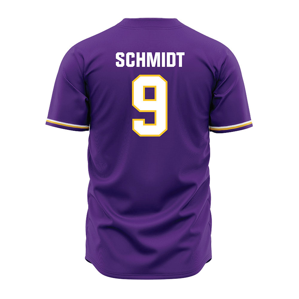 LSU - NCAA Baseball : William Schmidt - Purple Jersey-3