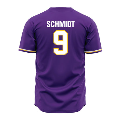 LSU - NCAA Baseball : William Schmidt - Purple Jersey-3