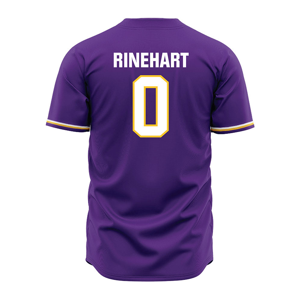 LSU - NCAA Baseball : Jace Rinehart - Purple Jersey-1