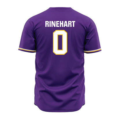 LSU - NCAA Baseball : Jace Rinehart - Purple Jersey-1