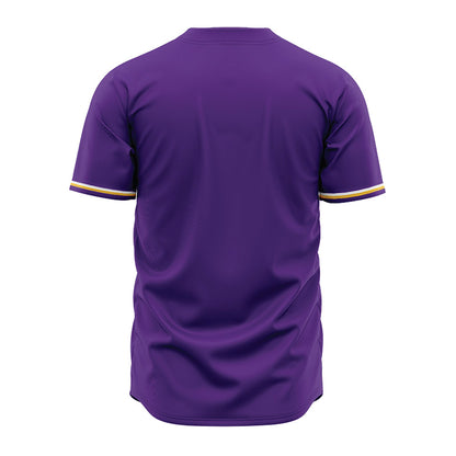 LSU - NCAA Baseball : Dax Dathe - Purple Jersey-2