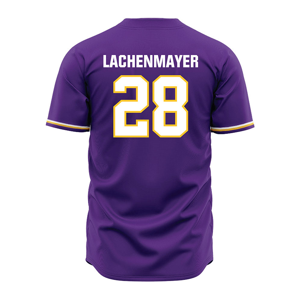 LSU - NCAA Baseball : Danny Lachenmayer - Purple Jersey-3