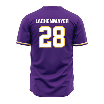 LSU - NCAA Baseball : Danny Lachenmayer - Purple Jersey-3