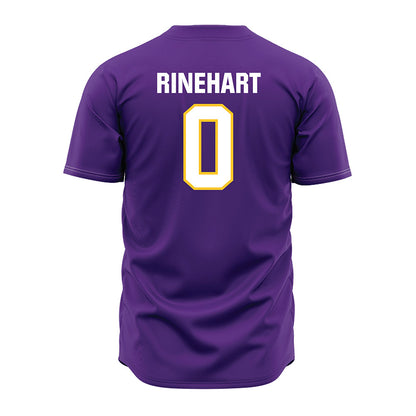 LSU - NCAA Baseball : Jace Rinehart - Purple Jersey-1