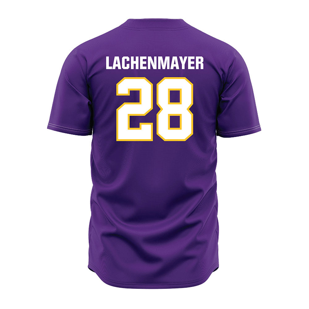 LSU - NCAA Baseball : Danny Lachenmayer - Purple Jersey-1