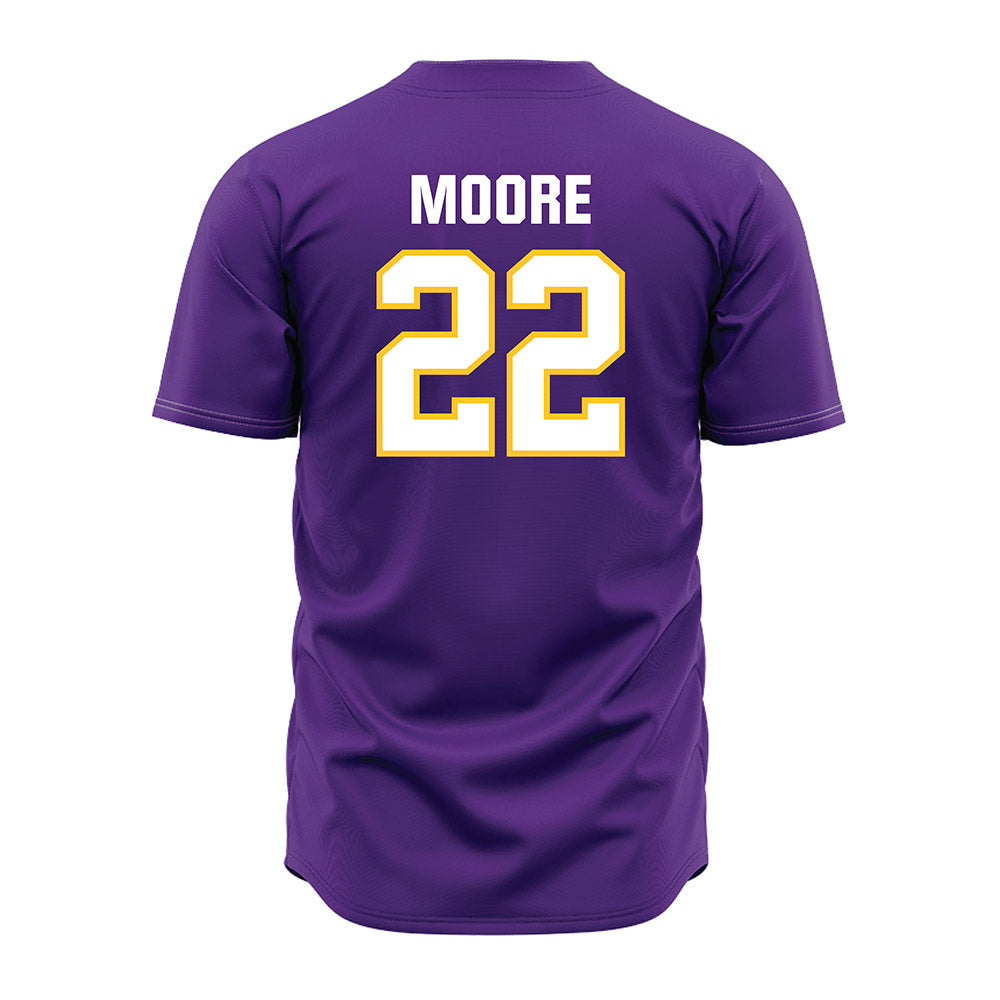 LSU - NCAA Baseball : Cooper Moore - Purple Jersey-1