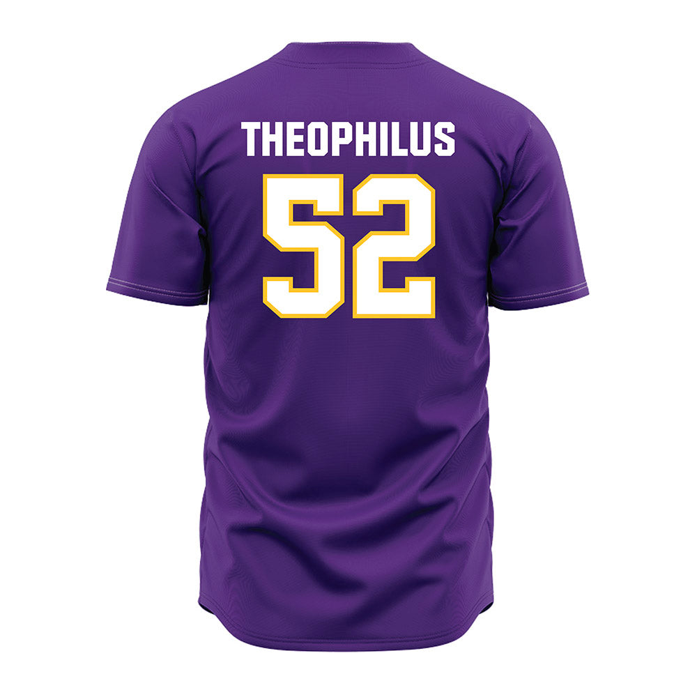 LSU - NCAA Baseball : Zion Theophilus - Purple Jersey-1