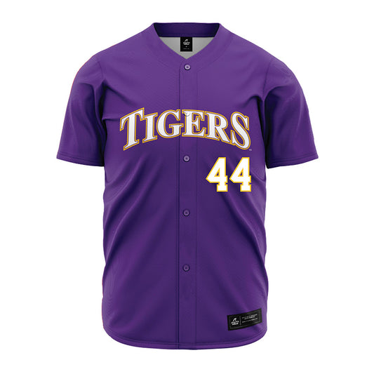 LSU - NCAA Baseball : Trent Caraway - Purple Jersey-0