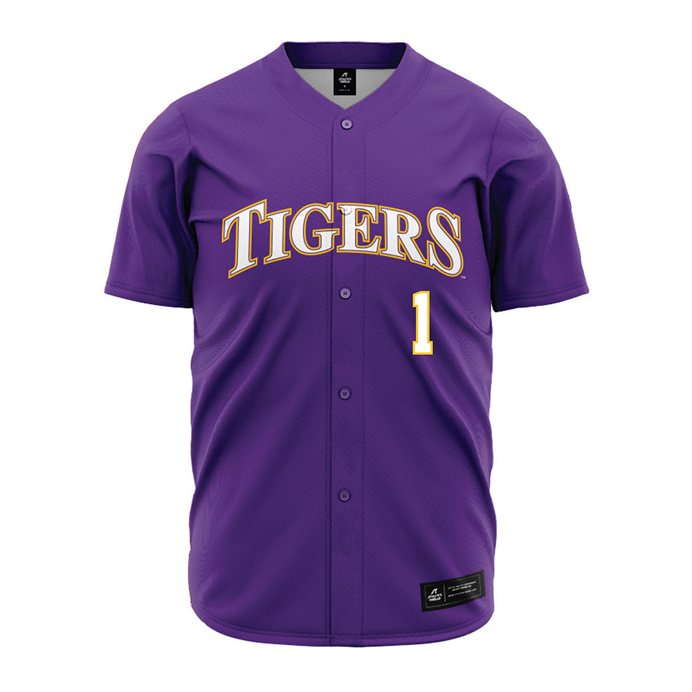LSU - NCAA Baseball : Chris Stanfield - Purple Jersey-0