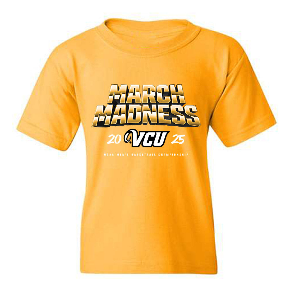 VCU - NCAA Men's Basketball : Nyk Lewis - NCAA® March Madness® 2025 Shersey Youth T-Shirt-0