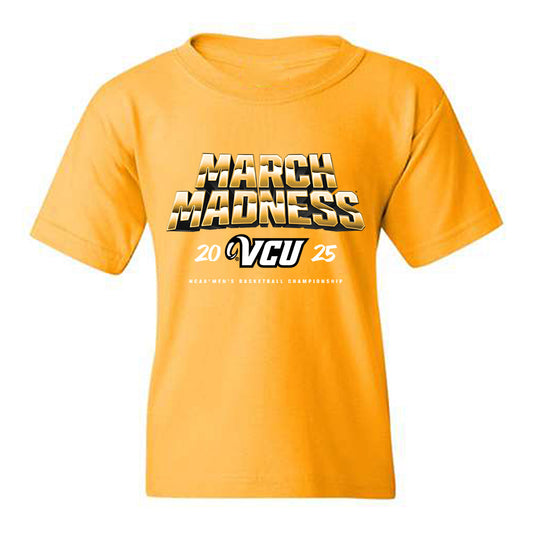 VCU - NCAA Men's Basketball : Nyk Lewis - NCAA® March Madness® 2025 Shersey Youth T-Shirt-0