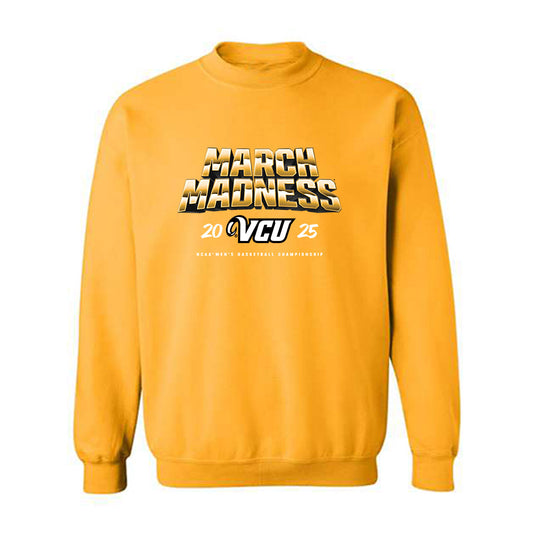 VCU - NCAA Men's Basketball : Nyk Lewis - NCAA® March Madness® 2025 Shersey Crewneck Sweatshirt-0