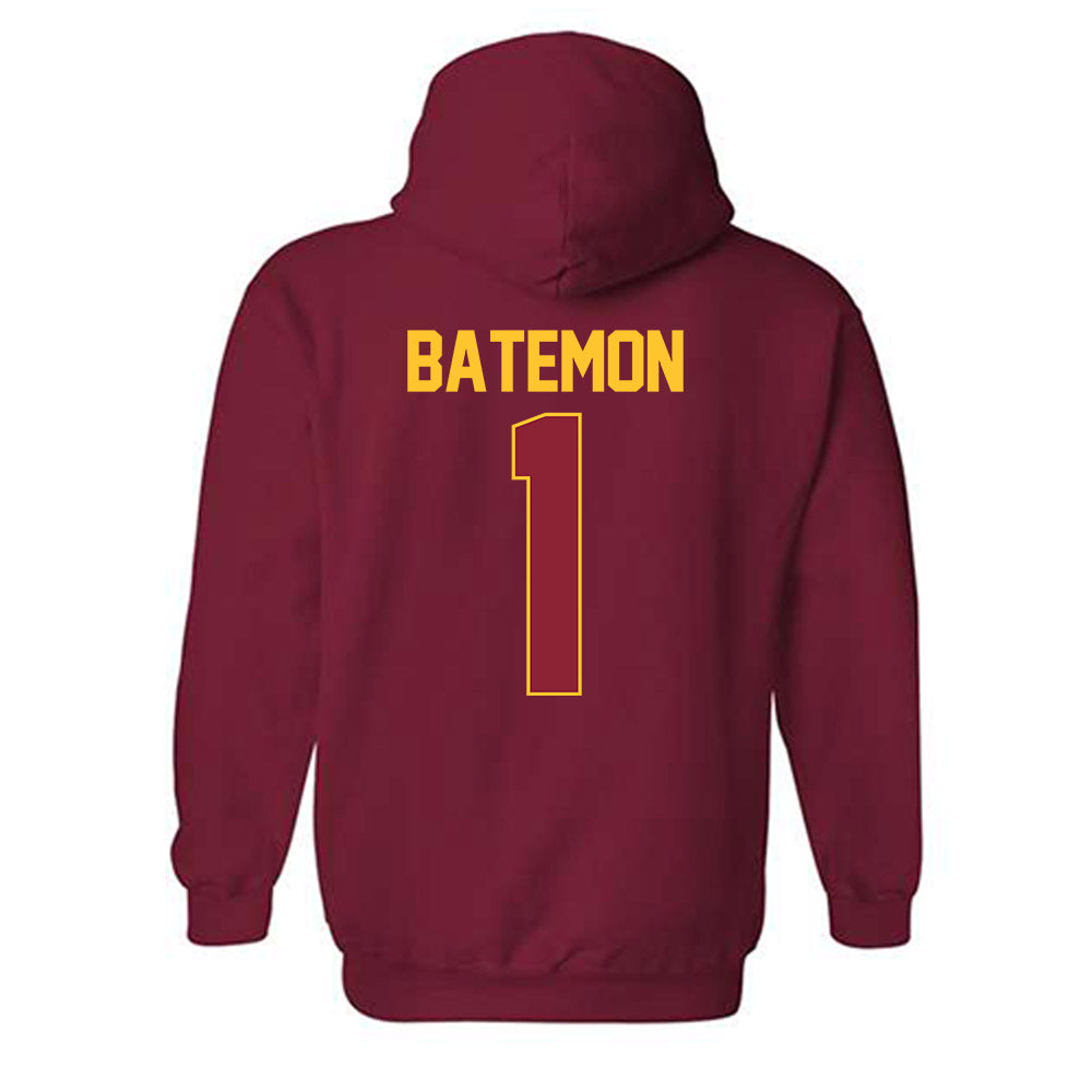 Iowa State - NCAA Men's Basketball : Jamarion Batemon - NCAA® March Madness® 2025 Shersey Hooded Sweatshirt-1