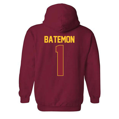 Iowa State - NCAA Men's Basketball : Jamarion Batemon - NCAA® March Madness® 2025 Shersey Hooded Sweatshirt-1