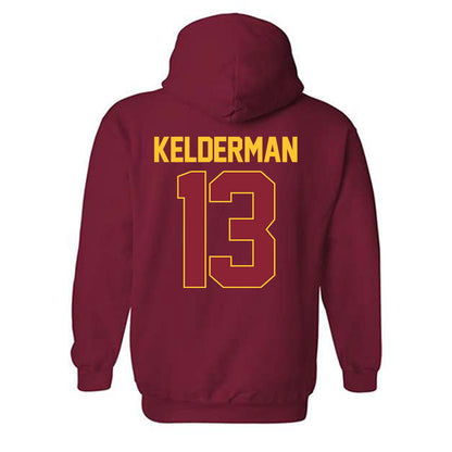 Iowa State - NCAA Men's Basketball : Cade Kelderman - NCAA® March Madness® 2025 Shersey Hooded Sweatshirt-1