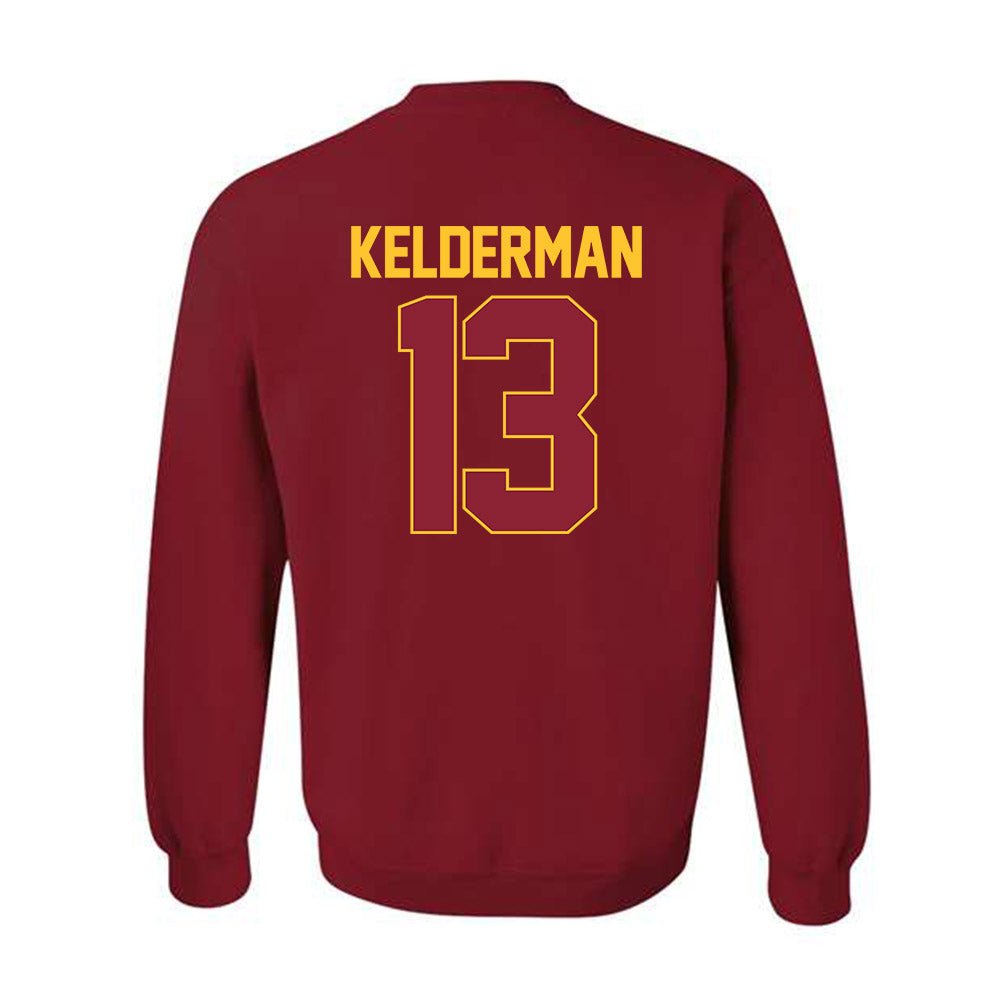 Iowa State - NCAA Men's Basketball : Cade Kelderman - NCAA® March Madness® 2025 Shersey Crewneck Sweatshirt-1