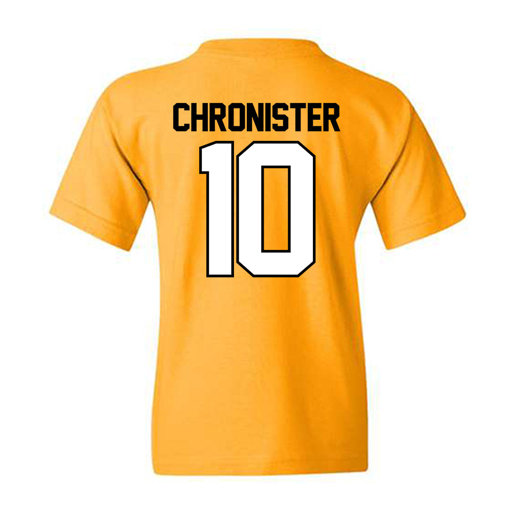 Missouri - NCAA Men's Basketball : Aidan Chronister - NCAA® March Madness® 2025 Shersey Youth T-Shirt-1