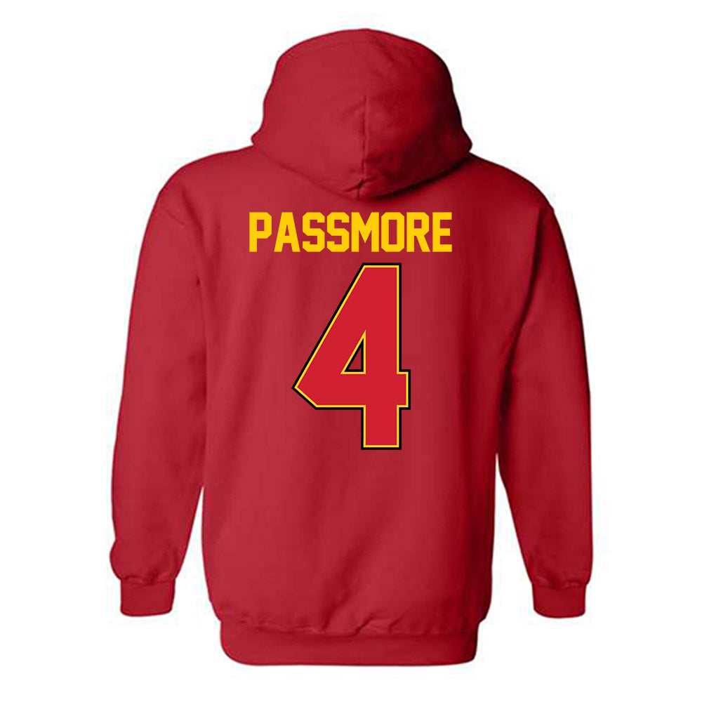 Maryland - NCAA Men's Basketball : Rakease Passmore - NCAA® March Madness® 2025 Shersey Hooded Sweatshirt-1