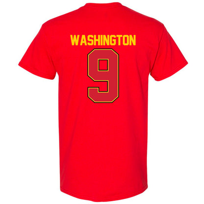 Maryland - NCAA Men's Basketball : Solomon Washington - NCAA® March Madness® 2025 Shersey T-Shirt-1