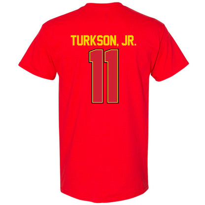 Maryland - NCAA Men's Basketball : George Turkson, Jr. - NCAA® March Madness® 2025 Shersey T-Shirt-1