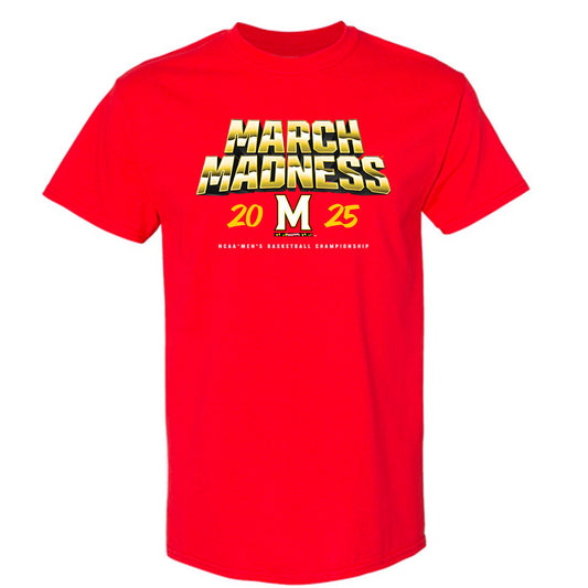 Maryland - NCAA Men's Basketball : Isaiah Watts - NCAA® March Madness® 2025 Shersey T-Shirt-0