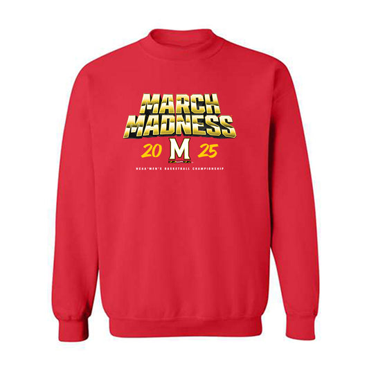 Maryland - NCAA Men's Basketball : Dajuan Wagner - NCAA® March Madness® 2025 Shersey Crewneck Sweatshirt-0