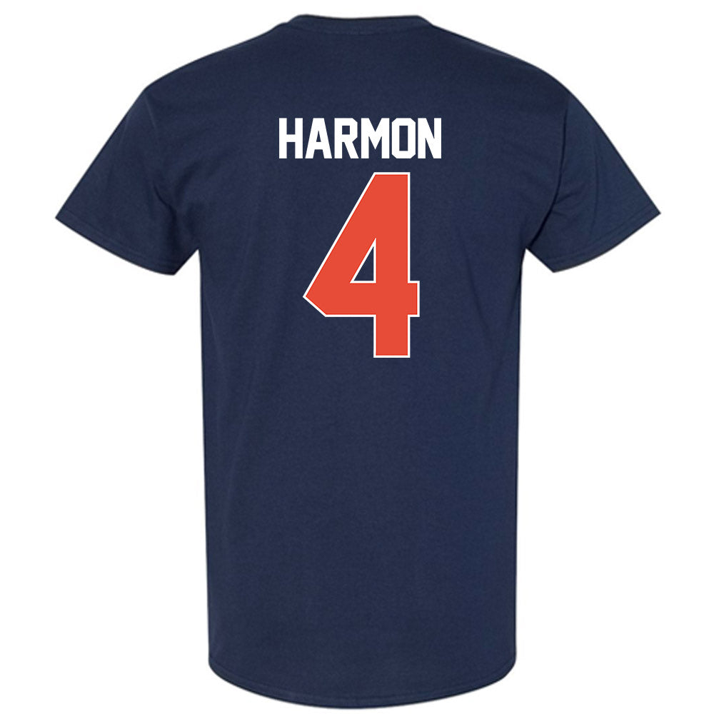 Illinois - NCAA Men's Basketball : Justin Harmon - NCAA® March Madness® 2025 Shersey T-Shirt-1