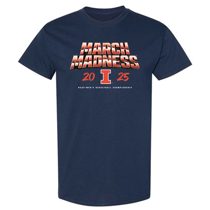 Illinois - NCAA Men's Basketball : AJ Redd - NCAA® March Madness® 2025 Shersey T-Shirt-0
