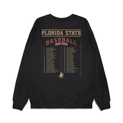 FSU - NCAA Baseball : Roster Premium Crewneck Sweatshirt-1
