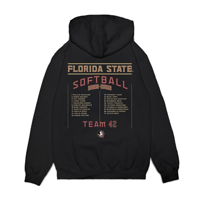 FSU - NCAA Softball : Roster Premium Hooded Sweatshirt-1