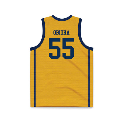 West Virginia - NCAA Men's Basketball : Harlan obioha - Basketball Jersey-1