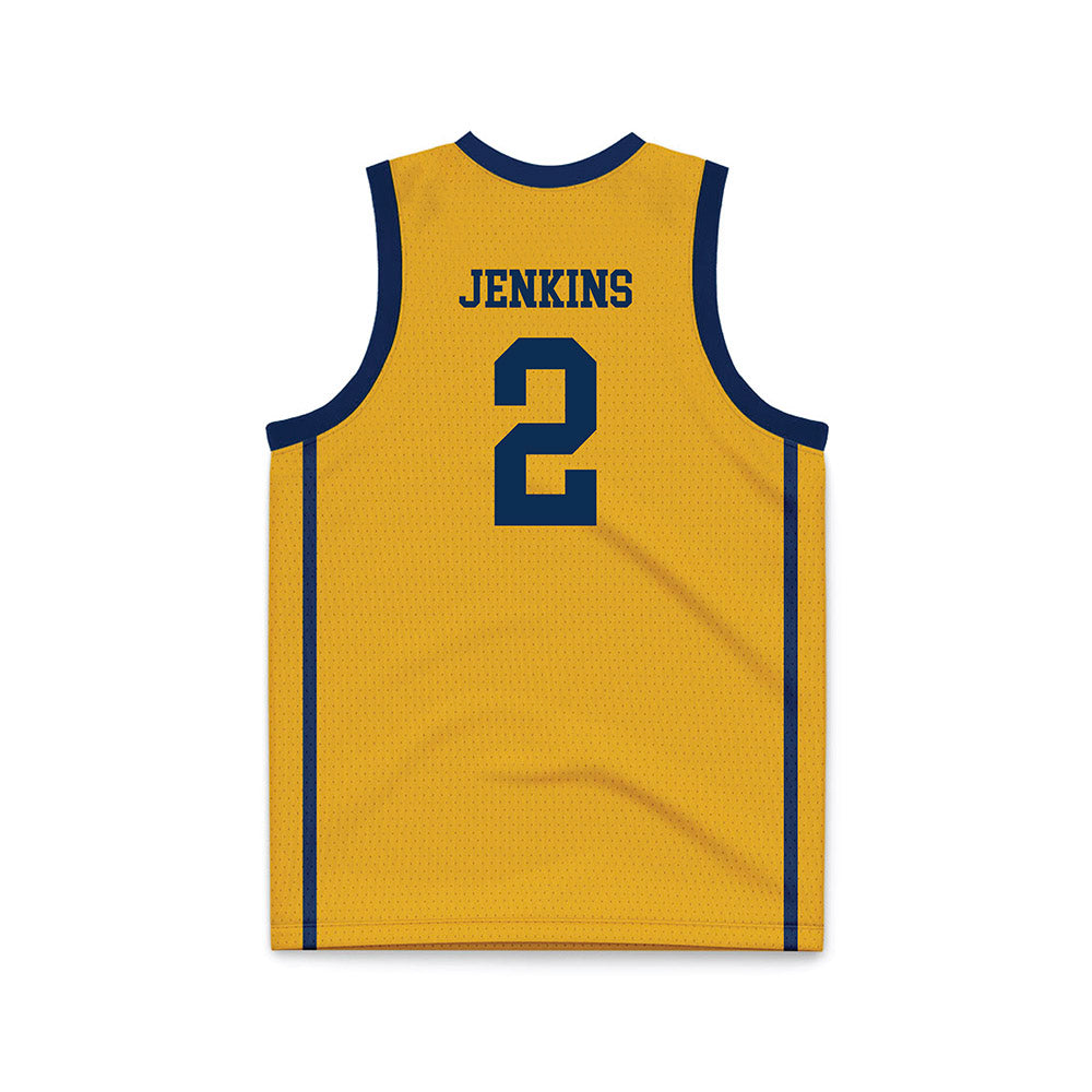 West Virginia - NCAA Men's Basketball : Amir Jenkins - Basketball Jersey-1