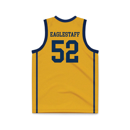 West Virginia - NCAA Men's Basketball : Treysen Eaglestaff - Basketball Jersey-1