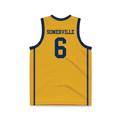 West Virginia - NCAA Men's Basketball : Martin Somerville - Basketball Jersey-1