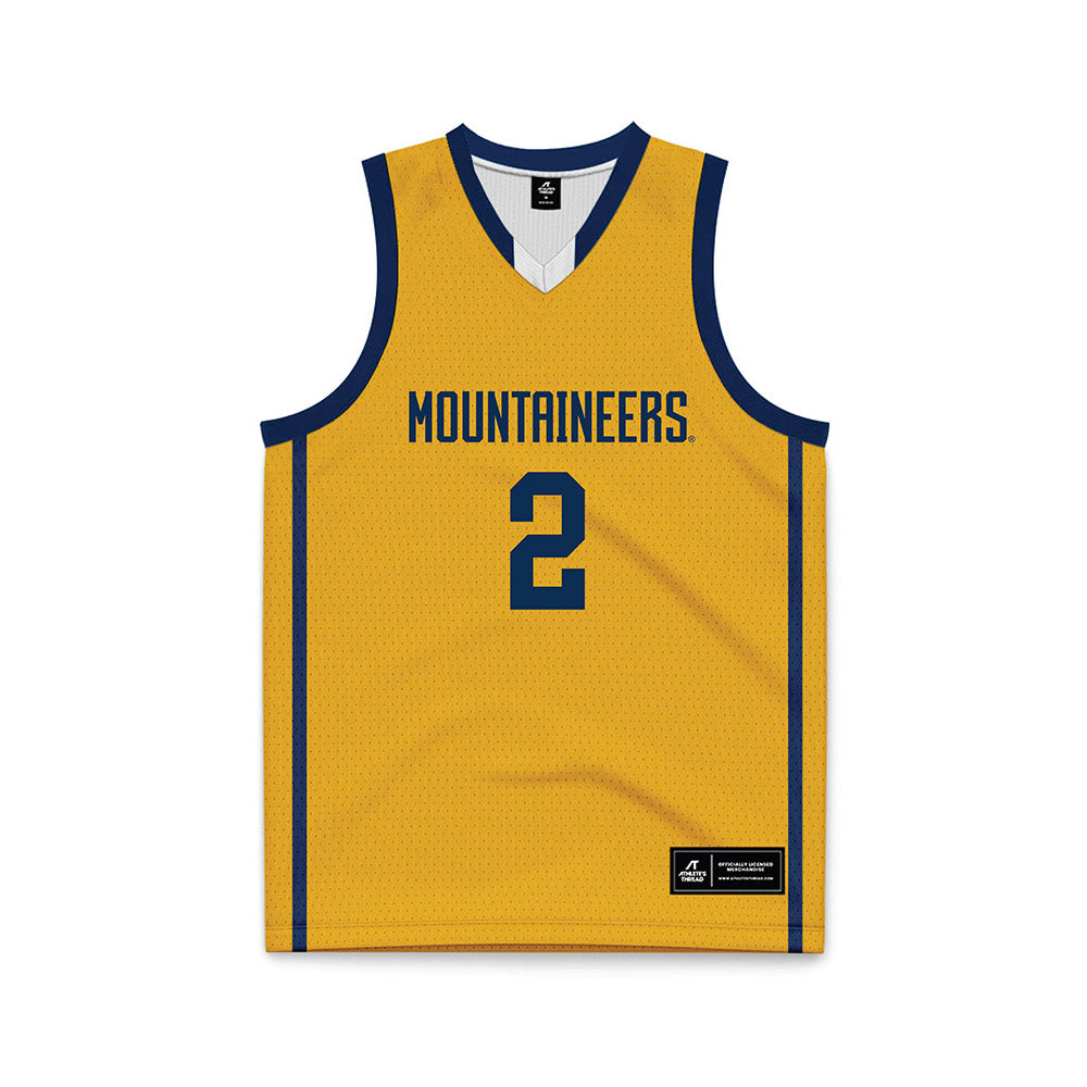 West Virginia - NCAA Men's Basketball : Amir Jenkins - Basketball Jersey-0