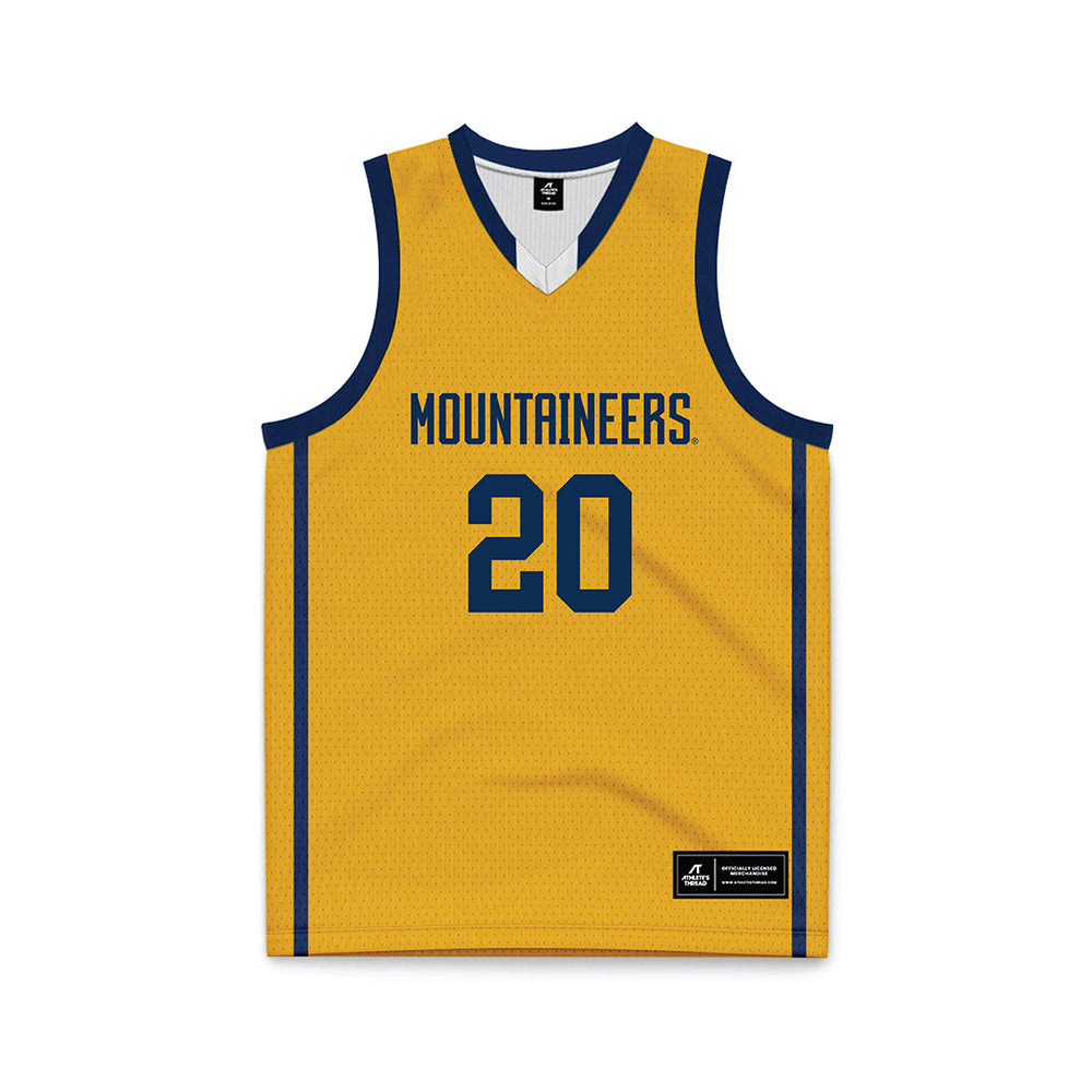 West Virginia - NCAA Men's Basketball : Michael Feenane Jr - Basketball Jersey-0