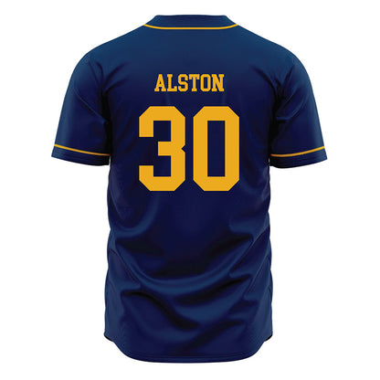 West Virginia - NCAA Baseball : Korey Alston - Home Jersey-1