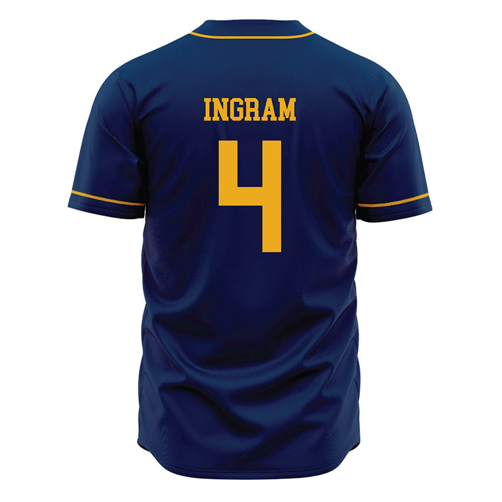 West Virginia - NCAA Baseball : Jackson Ingram - Home Jersey-1