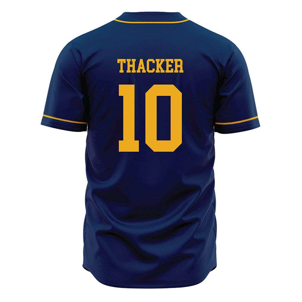 West Virginia - NCAA Baseball : Bryson Thacker - Home Jersey-1