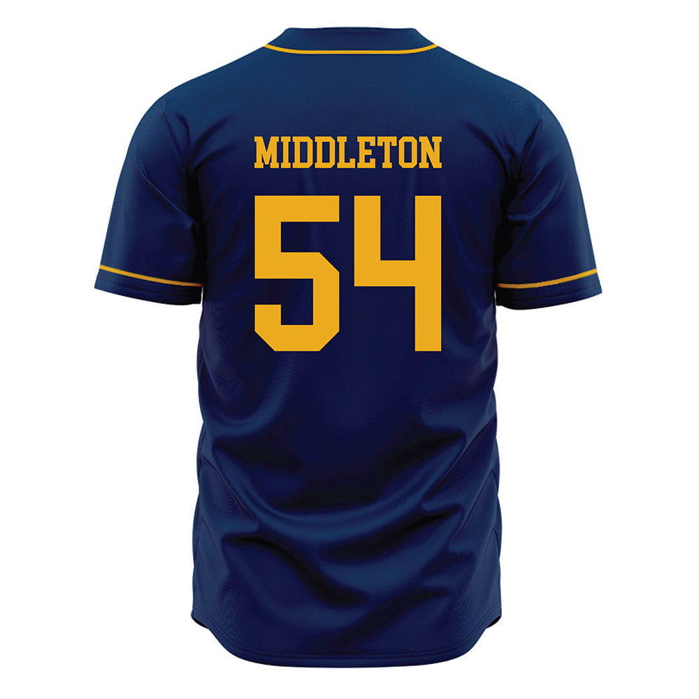 West Virginia - NCAA Baseball : Andrew Middleton - Home Jersey-1