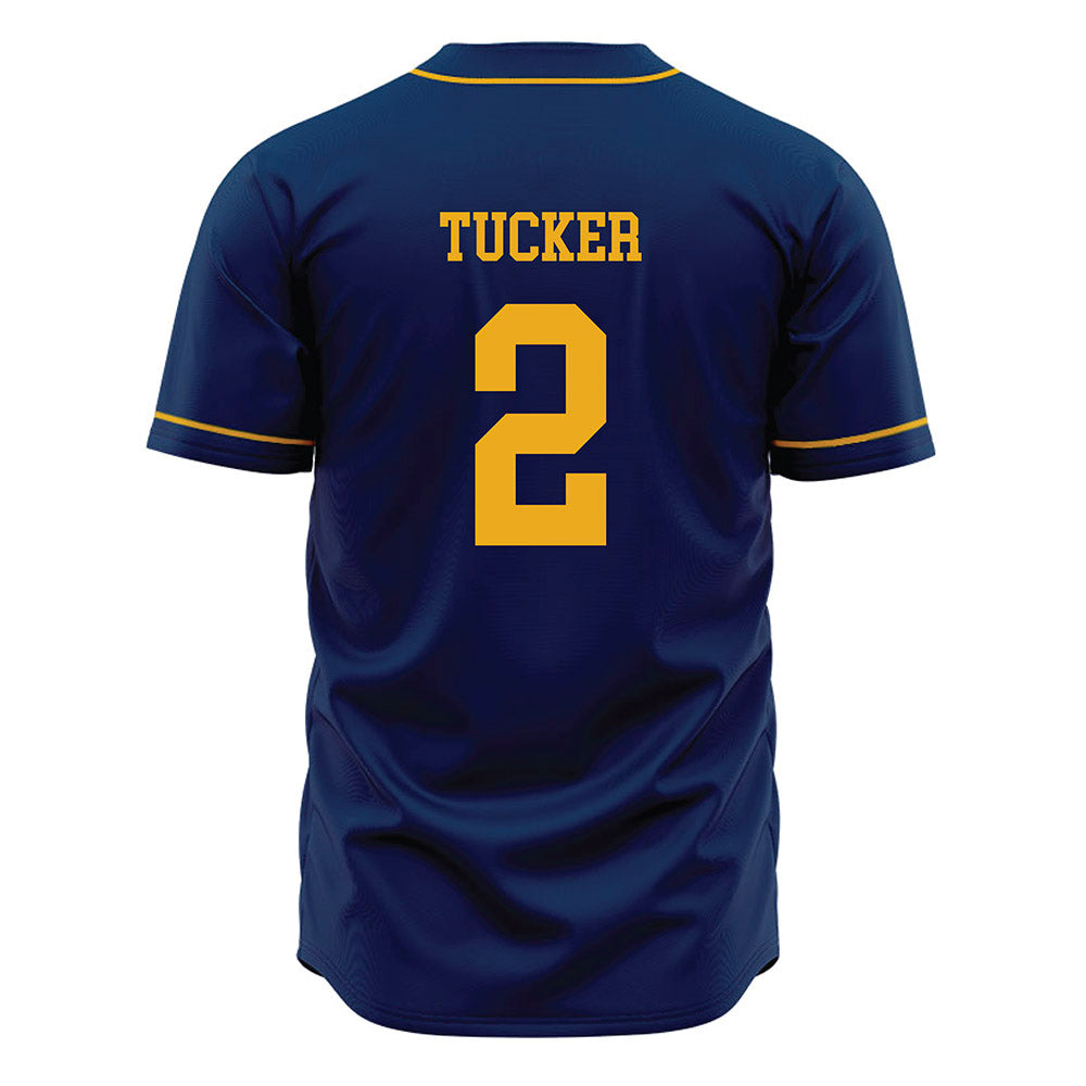 West Virginia - NCAA Baseball : Tevin Tucker - Home Jersey-1