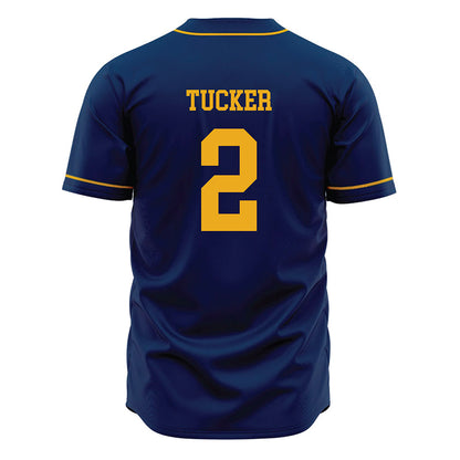 West Virginia - NCAA Baseball : Tevin Tucker - Home Jersey-1