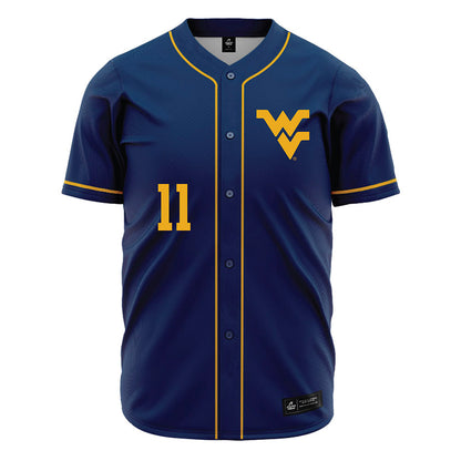 West Virginia - NCAA Baseball : Sean Smith - Home Jersey-0