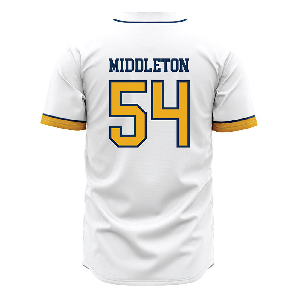 West Virginia - NCAA Baseball : Andrew Middleton - Away Fashion Jersey-1