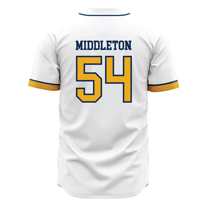West Virginia - NCAA Baseball : Andrew Middleton - Away Fashion Jersey-1